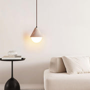 Travertine Pendant Light